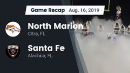 Recap: North Marion  vs. Santa Fe  2019