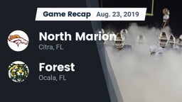 Recap: North Marion  vs. Forest  2019