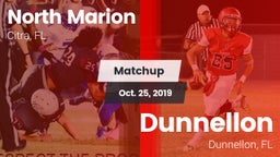 Matchup: North Marion High vs. Dunnellon  2019