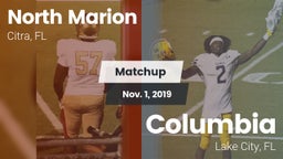 Matchup: North Marion High vs. Columbia  2019