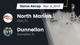 Recap: North Marion  vs. Dunnellon  2019
