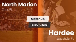 Matchup: North Marion High vs. Hardee  2020