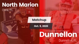 Matchup: North Marion High vs. Dunnellon  2020