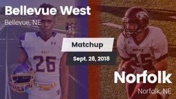 Matchup: Bellevue West High vs. Norfolk  2018