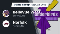 Recap: Bellevue West  vs. Norfolk  2018