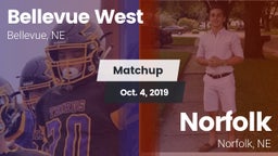 Matchup: Bellevue West High vs. Norfolk  2019