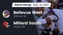 Recap: Bellevue West  vs. Millard South  2020