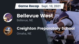 Recap: Bellevue West  vs. Creighton Preparatory School 2021