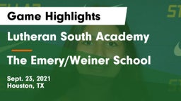 Lutheran South Academy vs The Emery/Weiner School  Game Highlights - Sept. 23, 2021