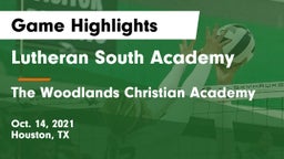 Lutheran South Academy vs The Woodlands Christian Academy  Game Highlights - Oct. 14, 2021