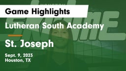 Lutheran South Academy vs St. Joseph  Game Highlights - Sept. 9, 2023