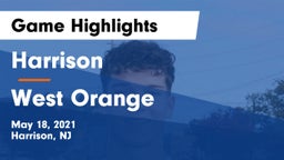 Harrison  vs West Orange  Game Highlights - May 18, 2021