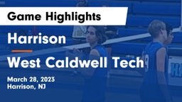 Harrison  vs West Caldwell Tech Game Highlights - March 28, 2023