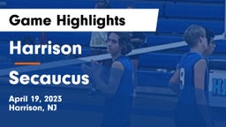 Harrison  vs Secaucus  Game Highlights - April 19, 2023