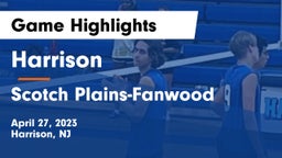 Harrison  vs Scotch Plains-Fanwood  Game Highlights - April 27, 2023