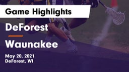 DeForest  vs Waunakee  Game Highlights - May 20, 2021