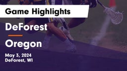 DeForest  vs Oregon  Game Highlights - May 3, 2024