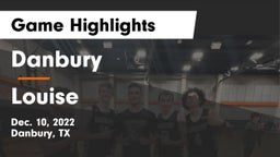 Danbury  vs Louise  Game Highlights - Dec. 10, 2022