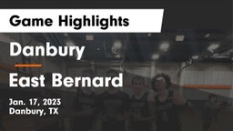 Danbury  vs East Bernard  Game Highlights - Jan. 17, 2023