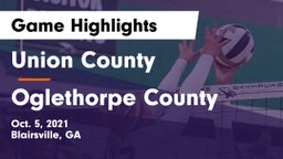 Union County  vs Oglethorpe County  Game Highlights - Oct. 5, 2021