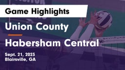 Union County  vs Habersham Central Game Highlights - Sept. 21, 2023