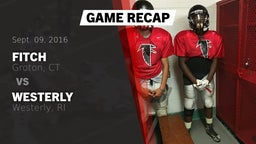 Recap: Fitch  vs. Westerly  2016