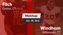 Matchup: Fitch  vs. Windham  2016