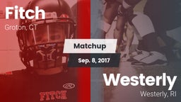 Matchup: Fitch  vs. Westerly  2017