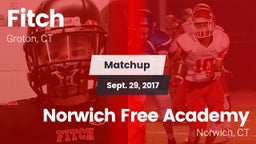 Matchup: Fitch  vs. Norwich Free Academy 2017