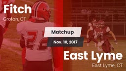 Matchup: Fitch  vs. East Lyme  2017