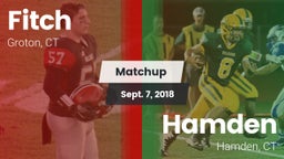 Matchup: Fitch  vs. Hamden  2018