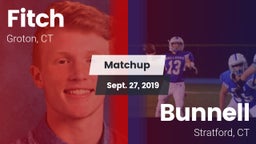 Matchup: Fitch  vs. Bunnell  2019