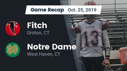 Recap: Fitch  vs. Notre Dame  2019