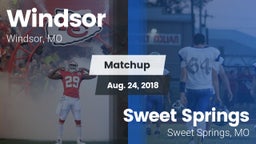 Matchup: Windsor  vs. Sweet Springs  2018