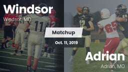Matchup: Windsor  vs. Adrian  2019
