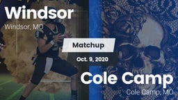 Matchup: Windsor  vs. Cole Camp  2020