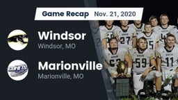 Recap: Windsor  vs. Marionville  2020