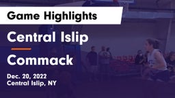 Central Islip  vs Commack  Game Highlights - Dec. 20, 2022