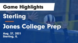 Sterling  vs Jones College Prep Game Highlights - Aug. 27, 2021