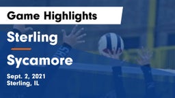 Sterling  vs Sycamore Game Highlights - Sept. 2, 2021