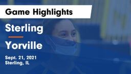 Sterling  vs Yorville Game Highlights - Sept. 21, 2021