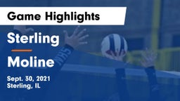 Sterling  vs Moline  Game Highlights - Sept. 30, 2021