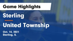 Sterling  vs United Township Game Highlights - Oct. 14, 2021
