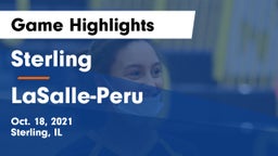 Sterling  vs LaSalle-Peru  Game Highlights - Oct. 18, 2021