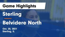 Sterling  vs Belvidere North  Game Highlights - Oct. 20, 2021