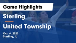 Sterling  vs United Township Game Highlights - Oct. 6, 2022