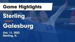 Sterling  vs Galesburg  Game Highlights - Oct. 11, 2022