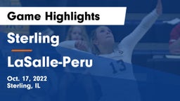 Sterling  vs LaSalle-Peru  Game Highlights - Oct. 17, 2022