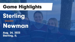 Sterling  vs Newman  Game Highlights - Aug. 24, 2023