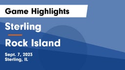 Sterling  vs Rock Island  Game Highlights - Sept. 7, 2023